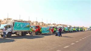 1000 طن مواد غذائية.. تحالف العمل الأهلي يرسل 106 قاطرات مساعدات للفلسطينيين