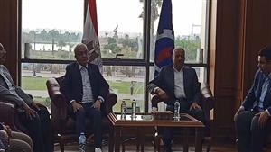 بالصور- محافظ السويس يستقبل وزير التعليم لافتتاح عدد من المشروعات