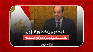 السيسي: أنا بحذر من خطورة نزوح الفلسطينيين عن أرضهم