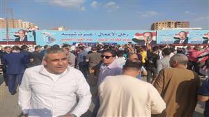 فلسطين عربية.. مظاهرة تجمع الآلاف في الفيوم للتنديد بالعدوان الإسرائيلي - صور