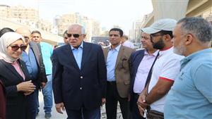 بتكلفة ٢٠ مليون جنيه.. محافظ الجيزة يتابع المرحلة الأولى من أعمال تطوير ورفع كفاءة كوبري ناهيا 