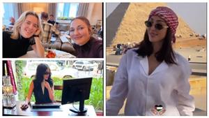 بوسي شلبي أنيقة ودينا داش بدون مكياج.. 10 لقطات لنجوم الفن في 24 ساعة