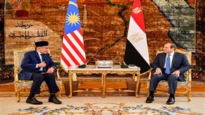 السيسي ورئيس وزراء ماليزيا: نرفض التهجير القسري لأهالي غزة