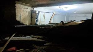 سقوط صاروخ فى طابا وإصابة 6 أشخاص  (فيديو)