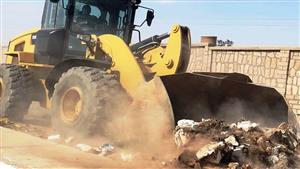 بالصور- رفع 260 طن مخلفات من شوارع أسوان