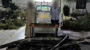 سقوط لصوص الكابلات الكهربائية في القاهرة 