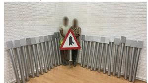  سقوط عصابة سرقة أعمدة لوحات إرشادية في القاهرة