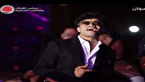 محمد فهيم مع هالة سرحان وجومانا مراد بحفل محمد رمضان في أسوان