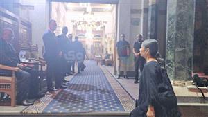 بدء عزاء والدة الفنانة سلوى محمد علي بمسجد عمر مكرم (صور)