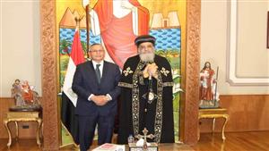 البابا تواضروس للمرشح الرئاسي عبد السند يمامة: 15 مليون قبطي في مصر