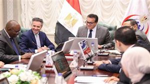 وزير الصحة يستقبل المدير العالمي لمؤسسة التمويل الدولية للصحة والتعليم