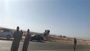 إصابة 9 أشخاص في حادث تصادم بطريق "قنا - نجع حمادي"