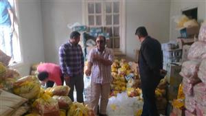 كيلو السكر بـ27 جنيهًا.. طرح ألف كرتونة مواد غذائية في قرى المنيا