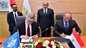 الطيران المدنى توقع مذكرة تفاهم مع "إيكاو" لتقديم الدعم وهيكلة المجال الجوي