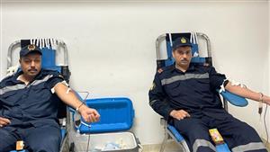 حملة للتبرع بالدم بمديرية أمن القاهرة