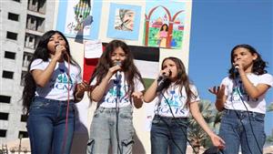 بالصور- احتفالية ثقافية وفنية بمكتبة دمنهور العامة بمناسبة أعياد الطفولة