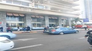 حريق في برج بشارع النيل.. والدفع بـ4 سيارات إطفاء