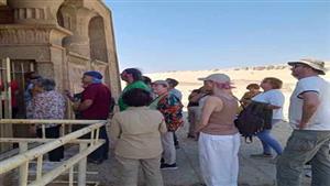 بالصور- وفود من 5 دول أوروبية تزور آثار المنيا