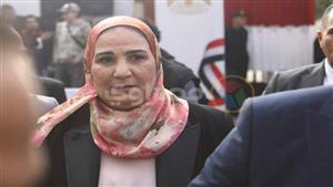 وزيرة التضامن تدلي بصوتها في انتخابات الرئاسة 