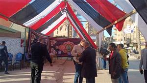 صور.. زحام أمام لجان الانتخابات الرئاسية في الدقهلية