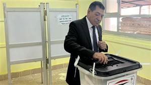 رئيس محكمة استئناف القاهرة يدلي بصوته في الانتخابات الرئاسية