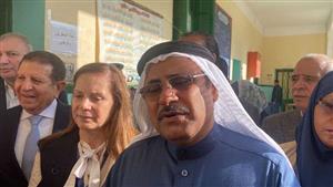 بالصور- رئيس البرلمان العربي يتفقد لجان الدقهلية ويشيد بنزاهة الانتخابات