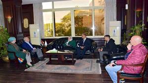 محافظ الأقصر يستقبل وفد مركز المعلومات ودعم اتخاذ القرار بمجلس الوزراء