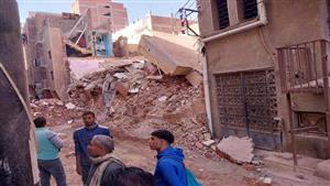 جثتان .. ارتفاع عدد ضحايا المنزل المنهار في بني سويف