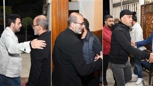 نجوم الفن في عزاء الفنان عادل أنور