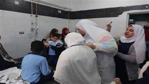 الدفع بـ 40 سيارة إسعاف.. ننشر أسماء التلاميذ ضحايا تسرب الغاز المجهول بقنا- فيديو وصور 