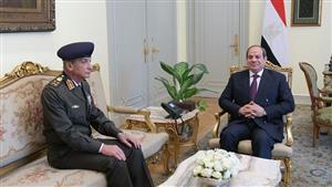 الرئيس السيسي يستقبل وزير الدفاع بقصر الاتحادية