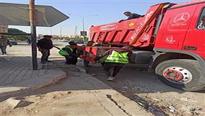 رئيس جهاز ٦ أكتوبر: رفع الإشغالات والتحفظ على المعدات لبناء روف مخالف