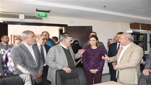 وزيرة الثقافة تتفقد مشروع تطوير مجمع الفنون المعاصرة ومكتبة 15 مايو 