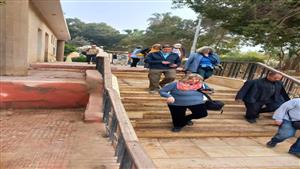 وفد سياحي من ألمانيا يزور آثار بني حسن في المنيا