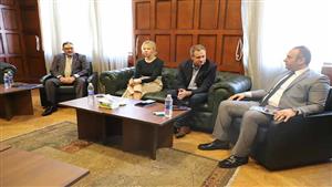 بالصور- "تجارية الإسكندرية" تستقبل الملحق التجاري بسفارة التشيك