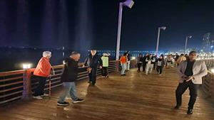 58 سائحا في جولة حرة على كورنيش النيل ببني سويف 