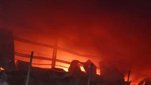 السيطرة على حريق بأحد مصانع المنطقة الصناعية فى بورسعيد