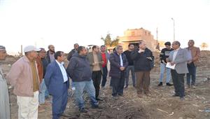 بالصورـ محافظ أسيوط يتفقد أعمال تنفيذ محطات رفع الصرف الصحي بمركز أبنوب