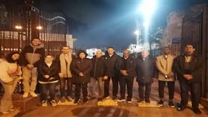 قبل أمم إفريقيا للشباب.. منسق الكاف يطمئن على الحالة الأمنية لاستاد الإسكندرية (صور)