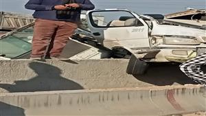 6 مصابين في انقلاب ميكروباص بأطفيح