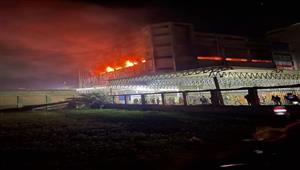 5 مصابين في حريق بمصنع الجوهرة للشيبسي في البحيرة