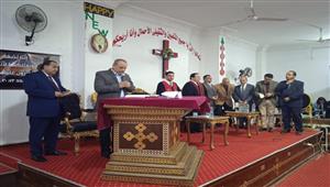 بالصور- تنصيب القس جوزيف زكي راعيًا للكنيسة الإنجيلية في كفر الشيخ