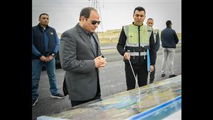 السيسي: "المحاور المرورية الجديدة بتوفر في الوقود ومصالح الناس"