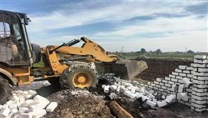 بالصور.. إزالة 27 حالة تعدي في سوهاج 