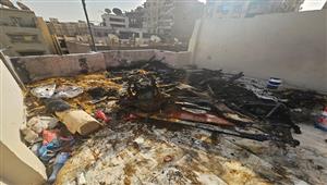 ٣ مصابين من أسرة واحدة في اشتعال مخلفات مخزن أسطوانات غاز بأوسيم