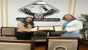 ‏سفيرة سلوفاكيا بالقاهرة تزور مقر تنسيقية شباب الأحزاب لبحث سبل التعاون