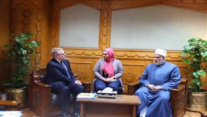 منسق المجلس الأوروبي لمكافحة الإرهاب: نقدر جهود شيخ الأزهر في دعم ونشر السلام العالمي