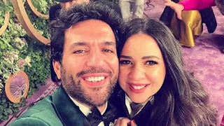 إيمي سمير غانم تزور زوجها حسن الرداد في موقع تصوير فيلم طه الغريب