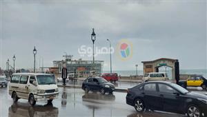 بالفيديو والصور- نوة الكرم تُغرق الإسكندرية في مياه الأمطار لليوم الخامس