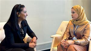 رئيسة قومي المرأة تلتقي بالأمين العام لشئون الأسرة في السعودية 